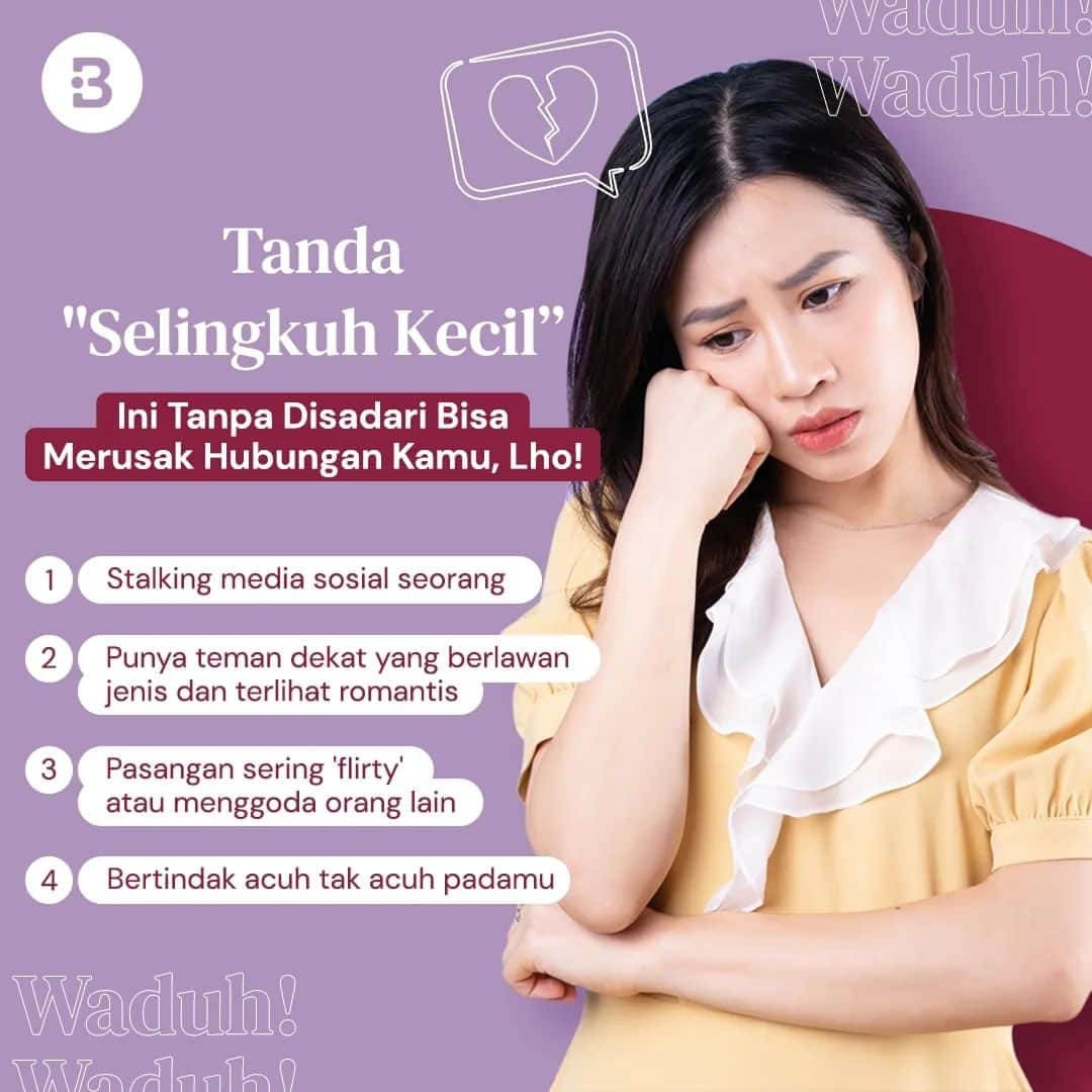 Beauty | Health | Fashionさんのインスタグラム写真 - (Beauty | Health | FashionInstagram)「Pasangan kamu pernah menunjukkan salah satu tanda ini, beauties?🥺😰 —-- Jangan lupa untuk follow @Beautynesia.id  untuk berita menarik seputar wanita dan lainnya!  Follow juga instagram : @beautynesianews 💄 @mommyasia.id 🤰🏼👶🏻 —---- #love #percintaan #hubunganasmara #asmara #selingkuh #perselingkuhan #tandaselingkuh #cinta #hubungan #seputarcinta #beautynesiaid」6月11日 15時00分 - beautynesia.id