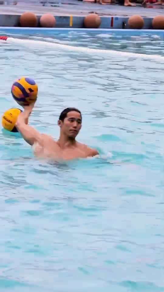 荒井陸のインスタグラム：「Same ol' same ol' ☑️🤽‍♂️」