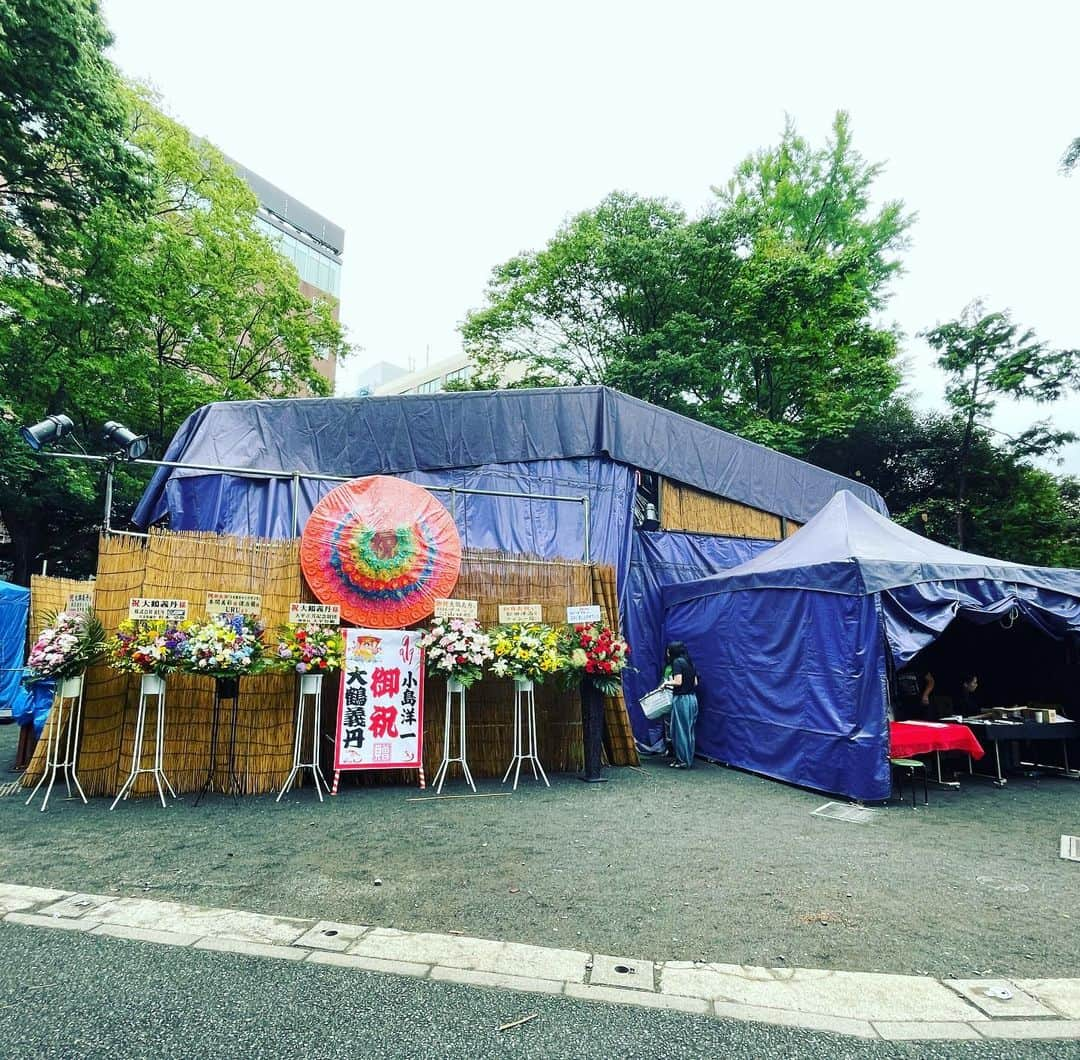 大鶴義丹さんのインスタグラム写真 - (大鶴義丹Instagram)「新宿花園神社⛩️ 芝居『少女都市からの呼び声』 いよいよ初日です。  #少女都市からの呼び声 #新宿花園神社 #新宿梁山泊」6月11日 15時39分 - gitan.ohtsuru