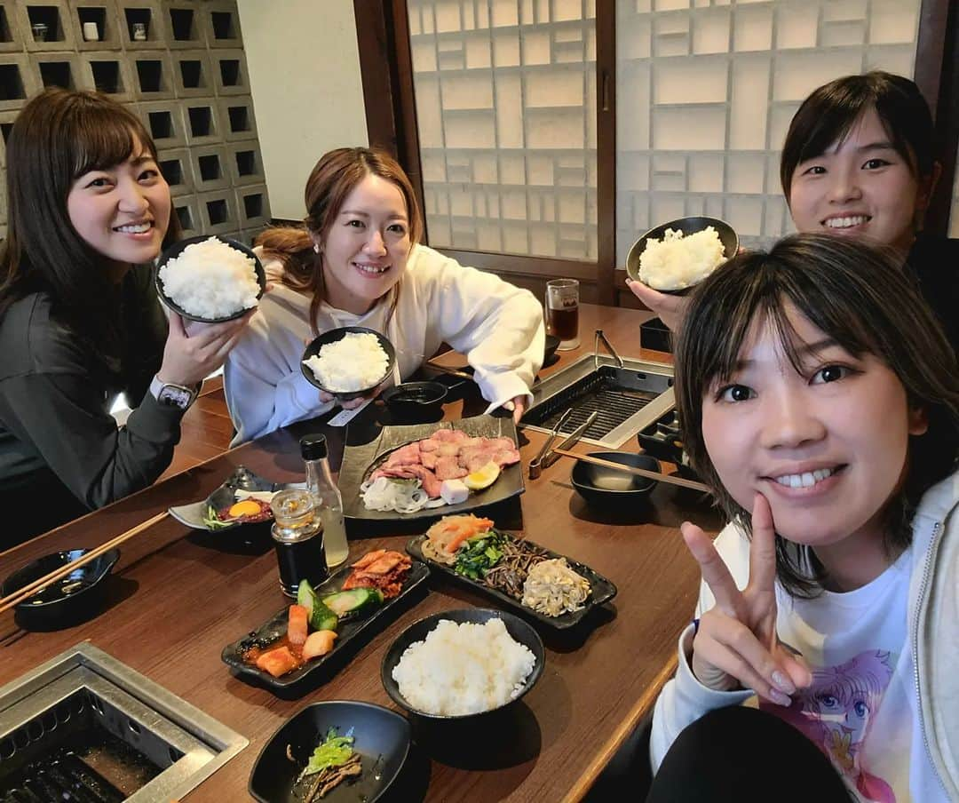 葭葉ルミさんのインスタグラム写真 - (葭葉ルミInstagram)「🍵 食べ盛りたち🍖🍚🍖🍚🧡」6月11日 15時40分 - yoshiba0312rumi