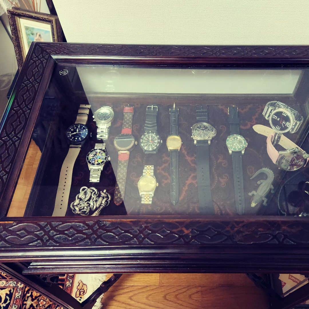 石田政博のインスタグラム：「Antique Watch Box.」