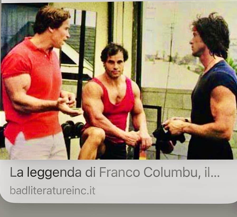 シルヴェスター・スタローンのインスタグラム：「Since everyone like the photo of me training for Rambo 3 with the legendary Franco Columbu ! Here’s  a few more!!!」