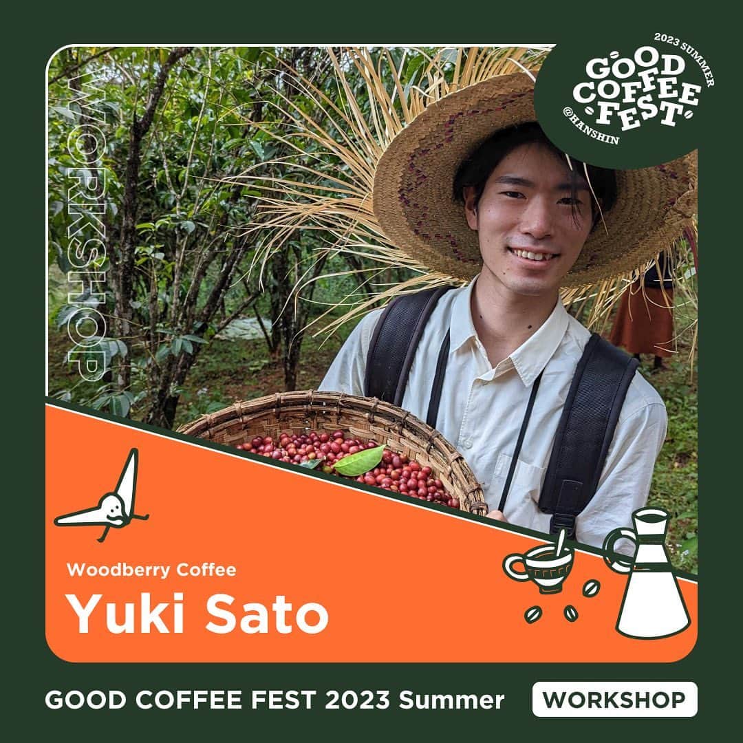 goodcoffeemeさんのインスタグラム写真 - (goodcoffeemeInstagram)「. ☕️ GOOD COFFEE FEST@HANSHIN 2023 summer ☕️  6月14日(水)〜6月19日(月)の期間、大阪・阪神梅田本店 1Fの”食祭テラス”で開催するイベント「GOOD COFFEE FEST@HANSHIN 2023 summer」 今回もイベントと連動した体験セミナーを開催します！各回限定数の先着順となりますので、この機会をお見逃しなく。  第4弾はイベント最終日の6/19(月)に開催する 『コーヒー農園の現状とこれから - エルサルバドルの農園視察報告と、買付ロットテイスティング』です。  「WOODBERRY COFFEE」では主に中米の生産者の方々とコミュニケーションを重ねて買い付けを行っています。グリーンバイヤーとして現地へ行き来する佐藤さんたちが感じたコーヒー農園の現状や課題、これからのことを皆様と共有しながら、実際に現地から買い付けたコーヒーをティスティング(カッピング)をしていただきます。  ————————— 講師：「WOODBERRY COFFEE」佐藤 優貴さん 日時：6/19(月) 11時00分〜、14時00分〜 (各回約60分) 場所：阪神梅田本店 1F 食祭テラス内ワークショップスペース 定員：各回6名 参加費：2,000円(税込) ————————— ご予約は以下サイトにて受付中！  https://hhinfo.jp/entry/hanshinhonten/event/detail/20230619-coffee  各回とも定員になり次第、受付終了となりますので、ご興味のある方はお早めにお申込みください！ .」6月11日 18時00分 - goodcoffeeme