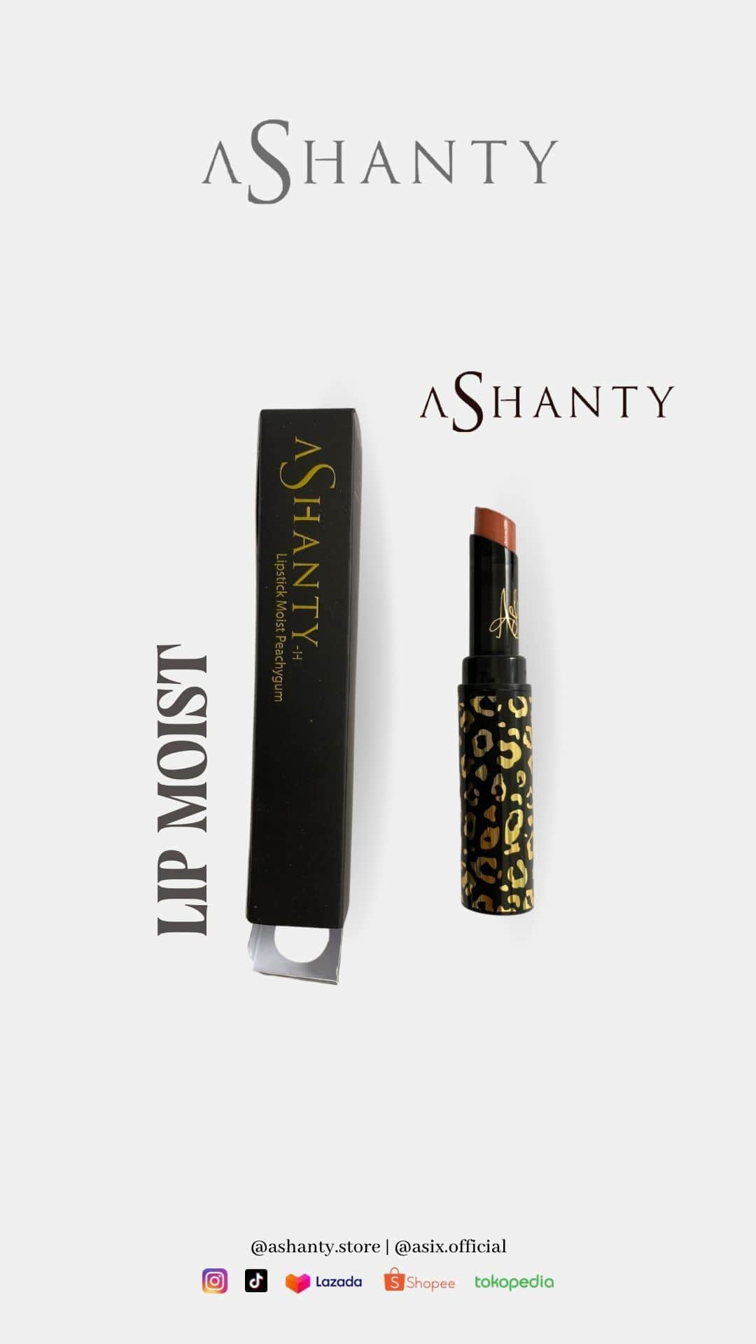 ASHANTY BEAUTY CREAM OFFICIALのインスタグラム：「Seneng banget bisa dapetin lipstick super moist by Ashanty. selain itu, shadesnya cantik-cantik banget bikin susah move on! 🤎🤎  Buat yang belum tau, shadesnya ada 3 loh! 1. Sangriaplum 2. Peachygum 3. Gingergirl Gaperlu ragu lagi untuk beli, karna beneran secantik itu!  Yuk buruan order sebelum kehabisan 🤎  #ashantycosmetics #ashanty_ash #cosmetics #cosmetic #makeuptutorial #rekomendasimakeup #makeuplover #lokalmakeup #makeupnatural #makeuplooks」