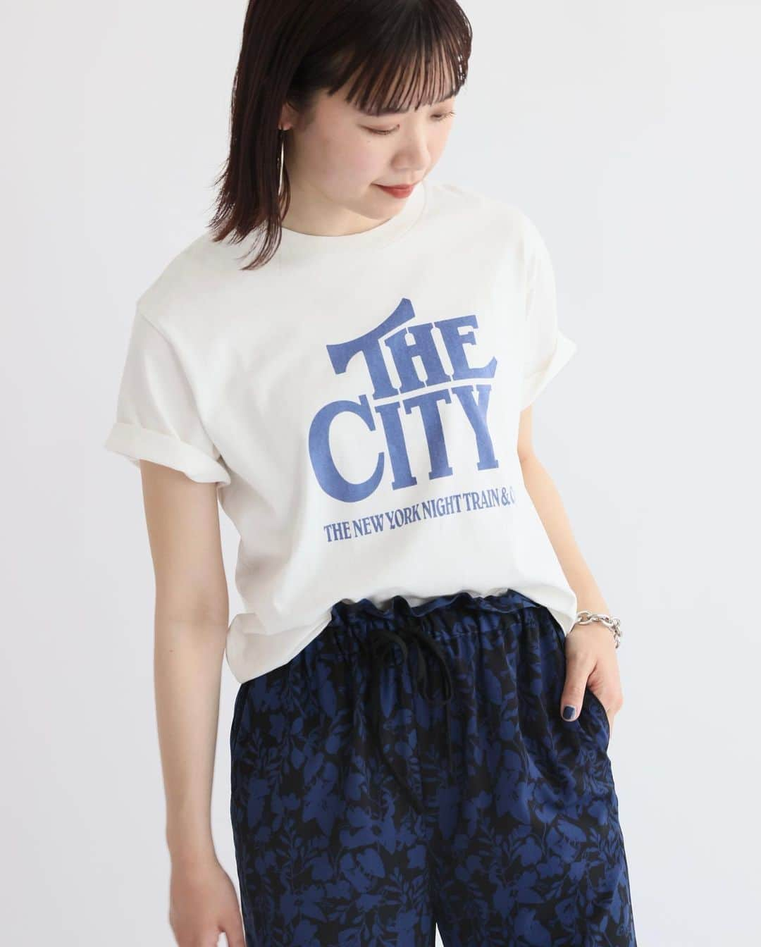 特価】 journal standard relume☺︎CITY LOGO TEE