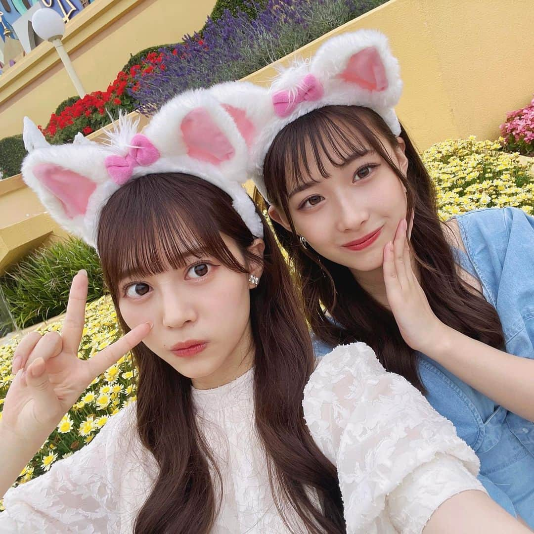 柚来しいなさんのインスタグラム写真 - (柚来しいなInstagram)「また行こうね〜🌼 ・  #ディズニー #ディズニーランド   #disney #disneyland #マリーちゃん」6月11日 20時10分 - shiina_1021