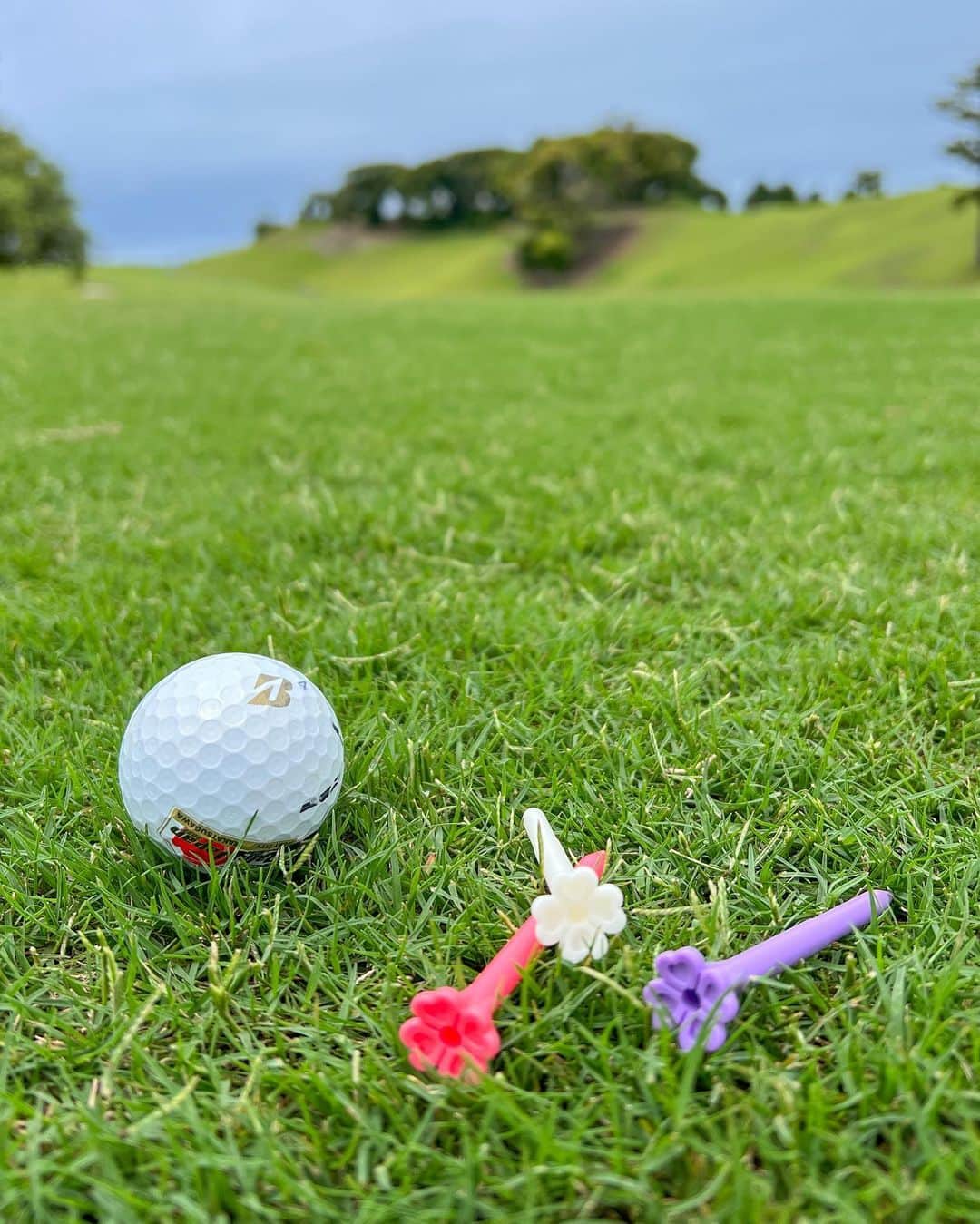 高沢奈苗さんのインスタグラム写真 - (高沢奈苗Instagram)「.  暑くなってきてポニーテール率が高くなってきた🐴🌸  朝早いと髪型可愛くできないから かんざしティーでちょっとでもかわいらしく🥰🩷  @shinshu_yoshino_denki   .  #かんざしティー #シンシナティ #ゴルフ #ゴルフ女子 #ティー #土に環る素材」6月11日 20時36分 - nanaetakasawa