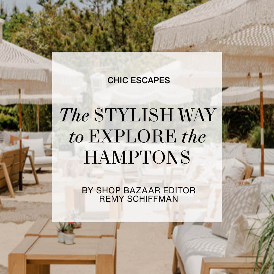 ShopBAZAARさんのインスタグラム写真 - (ShopBAZAARInstagram)「Heading to the Hamptons for the weekend? A three-day escape can be the most relaxing and luxurious experience of the summer—especially if your destination is the Hamptons. SHOP BAZAAR editor @remyspencer guides you to three must-visit locales for a picture-perfect getaway. Find her guide at the link in our bio. #SHOPBAZAAR」6月11日 21時01分 - shopbazaar