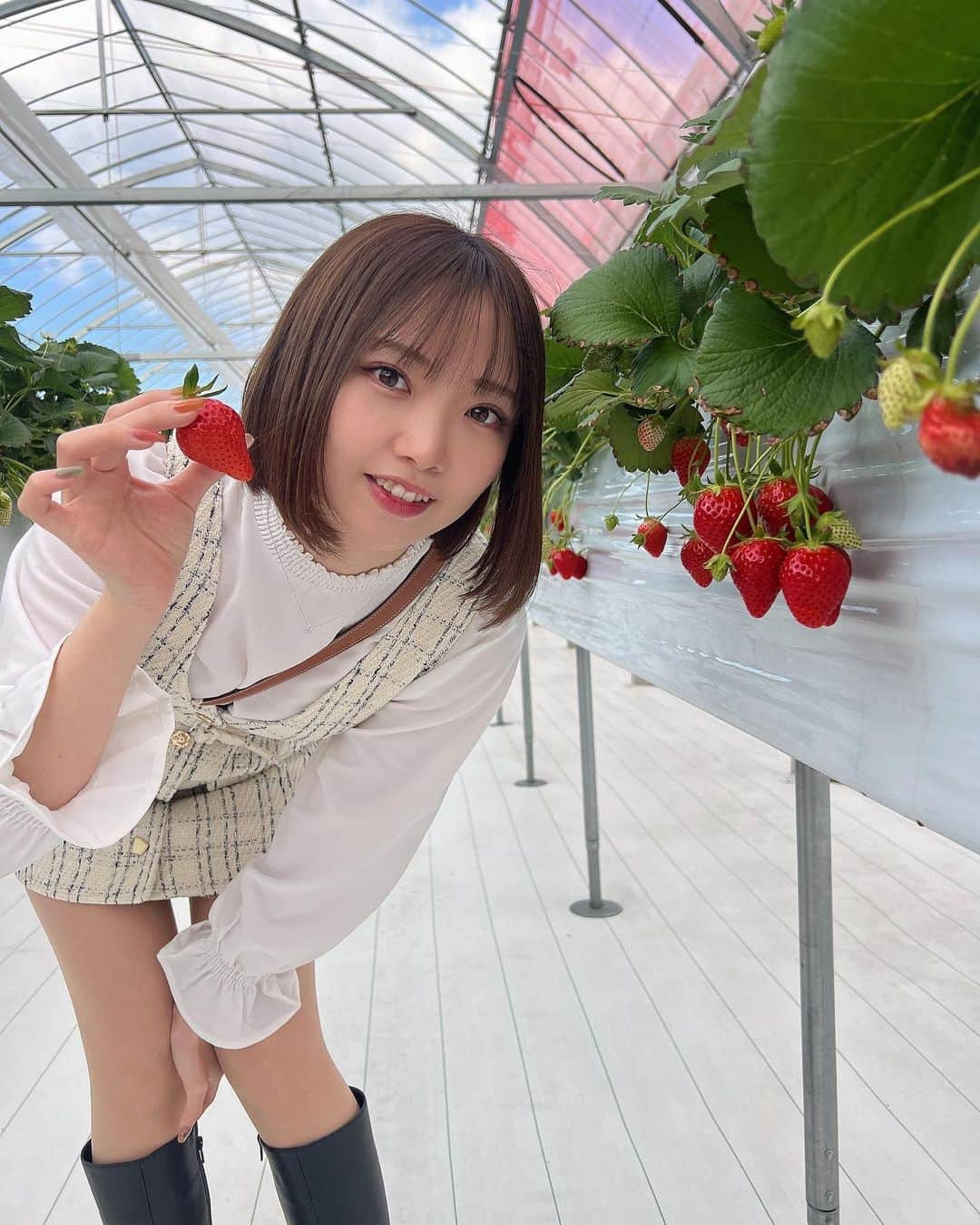 ぬぬさんのインスタグラム写真 - (ぬぬInstagram)「🍓狩り❤︎」6月11日 21時08分 - nunutan25