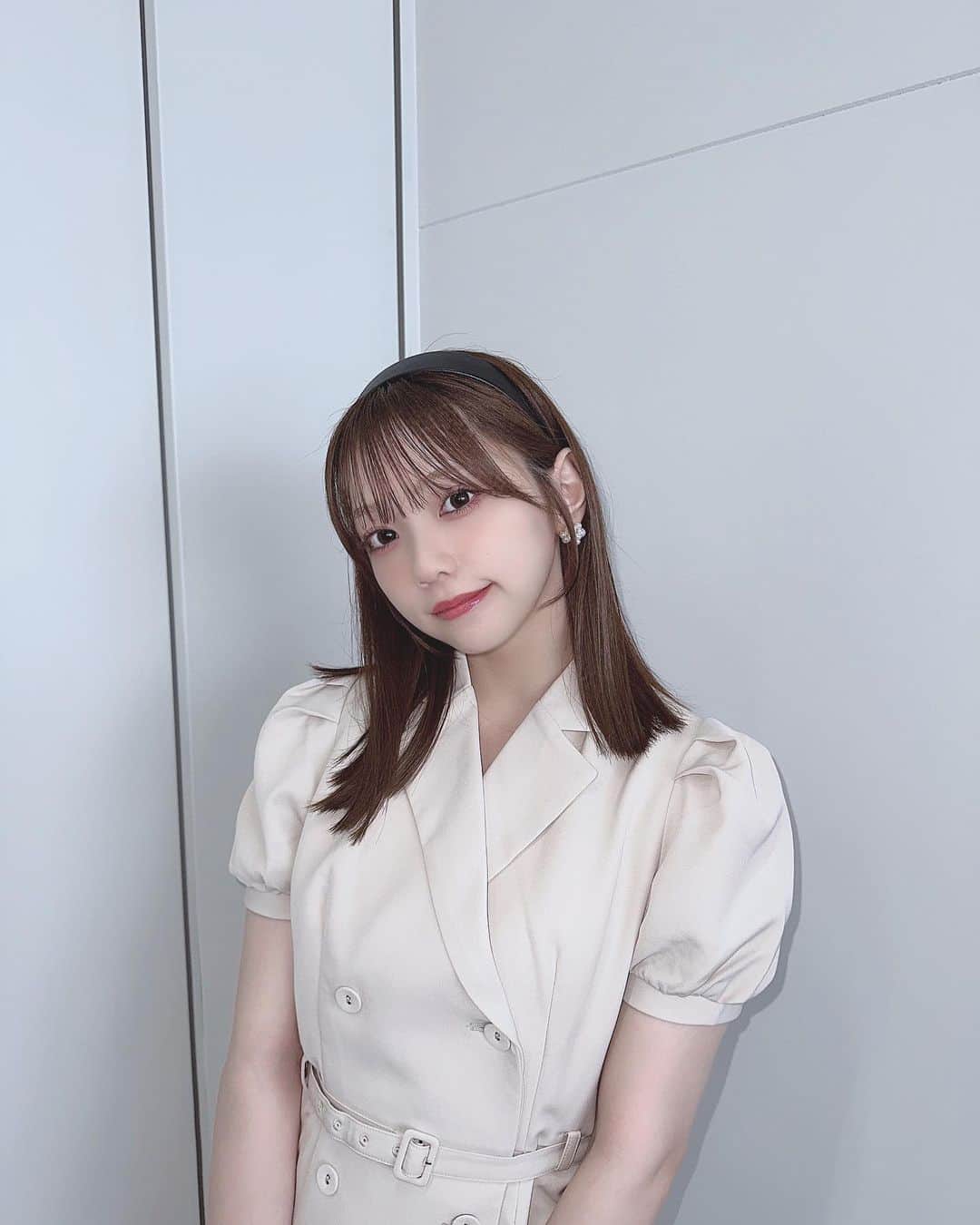 のインスタグラム：「好きになっちゃった。 ⁡ ⁡ ⁡ ⁡ ⁡ ⁡ ⁡ ⁡ #アイドル #idol #私服 #ootd #code #コーデ #ワンピース #ワンピースコーデ #カチューシャ #miia #ミーア」