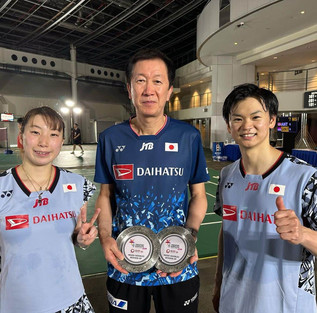 渡辺勇大さんのインスタグラム写真 - (渡辺勇大Instagram)「🇸🇬🥈 Thank you Singapore! #ワタガシ  📷 @badmintonphoto_official」6月11日 21時20分 - yuta.watanabe0613