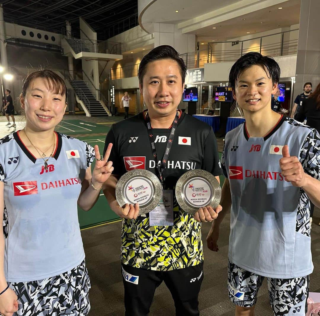 渡辺勇大さんのインスタグラム写真 - (渡辺勇大Instagram)「🇸🇬🥈 Thank you Singapore! #ワタガシ  📷 @badmintonphoto_official」6月11日 21時20分 - yuta.watanabe0613