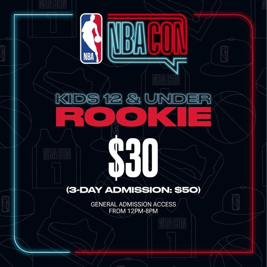 NBAさんのインスタグラム写真 - (NBAInstagram)「Tickets are moving fast! Don't miss out on the first ever NBA Con. Get your tickets today at the link in our bio! 🏀🔥」6月12日 2時54分 - nba
