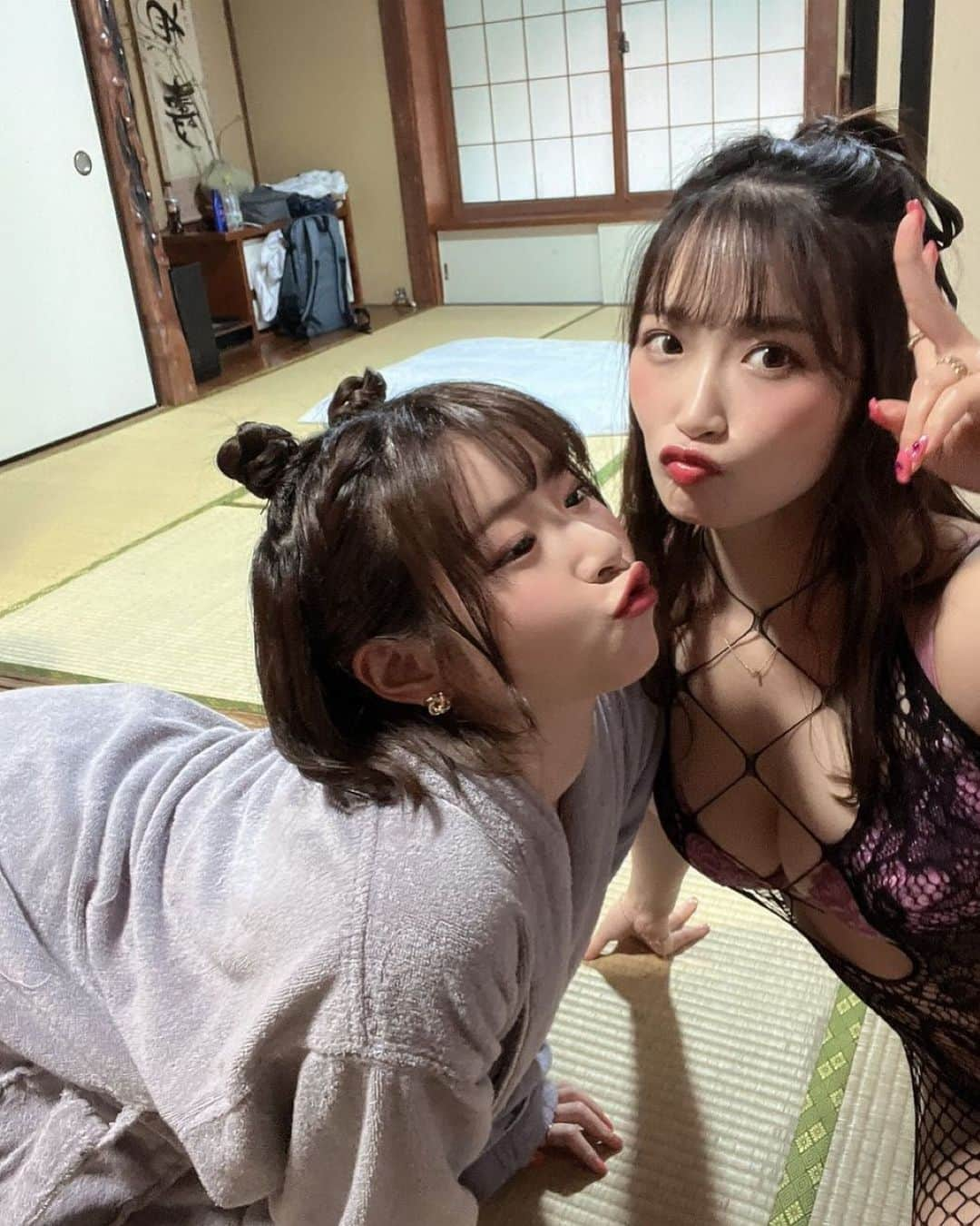 沙月恵奈のインスタグラム：「わか様とえなち #沙月恵奈#美園和花」