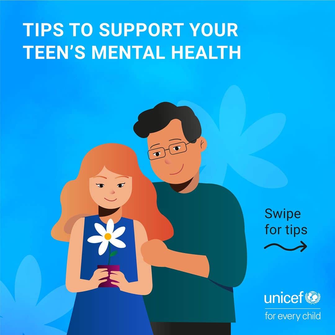 のインスタグラム：「Being a teenager is an exciting time, but it can be overwhelming, confusing, and full of change.  Here’s how you can give your teen the support they need and deserve.  #OnMyMind」