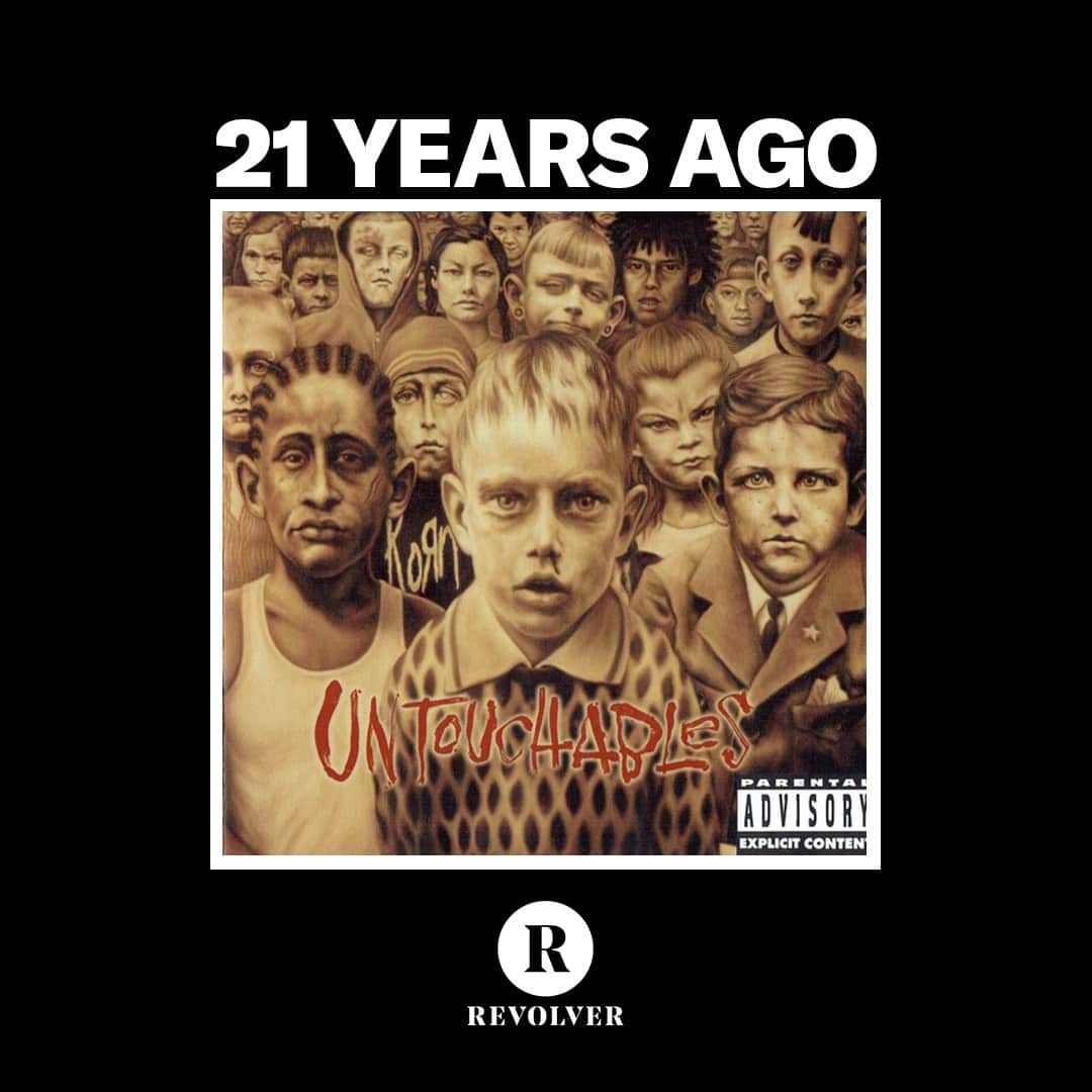 Revolverのインスタグラム：「⚡ Korn released 'Untouchables' on this day in 2002.⁠ ⁠ 🎧 What's your favorite song on it?」