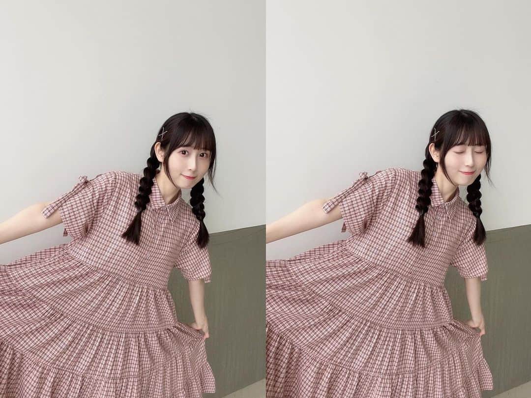 井上瑠夏のインスタグラム：「ぴんくもちぇっくも ゆるっとしたのも ぜーんぶすき。  .  .  握手会にトーク会に 2日間ありがとうございました☺️ 幸せいっぱい。 また会おうねっっ！🐇」