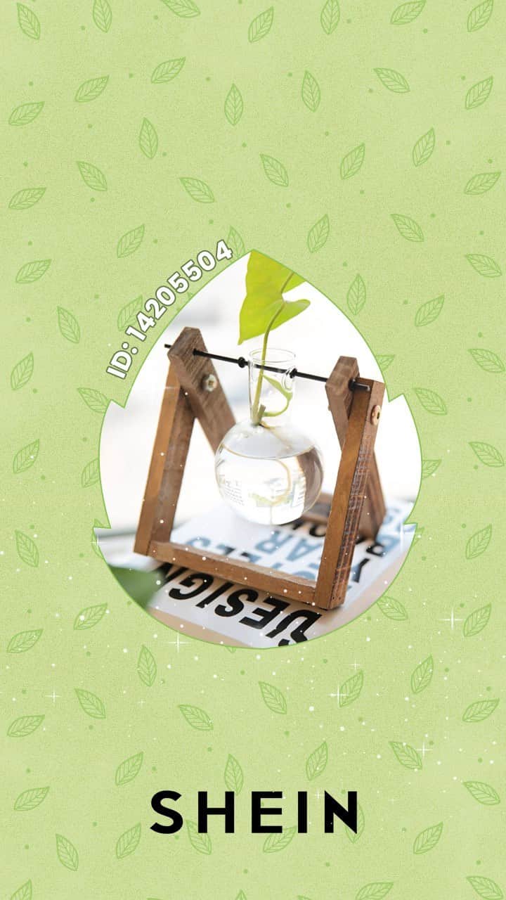 SHEINのインスタグラム：「Give your plants a home that‘s chic and unique 🌿✨ Modern meets rustic with this hydroponic vase that lets you grow with the flow 💦💫  🔎14205504  #SHEIN #SHEINforAll #SHEINstyle #fashion #chic #saveinstyle」