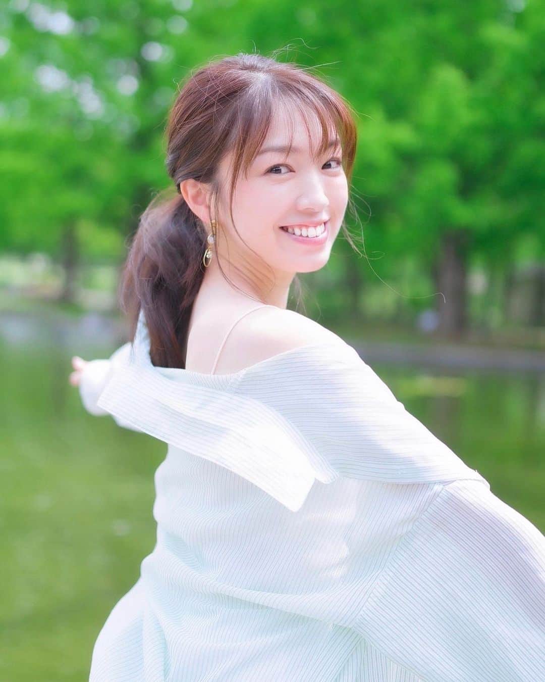 齊藤夢愛のインスタグラム：「☘️☘️☘️ . . . photo📸: @camera.boy.sho717  . .  #モデル #ポートレートモデル #作品撮り #仙台モデル #撮影モデル #30代ママ #広告モデル #モデル募集」