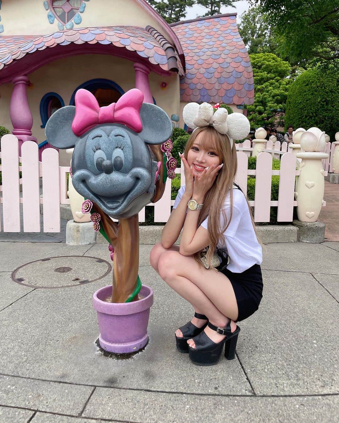平野夢来（ゆぴぴ）のインスタグラム：「みにーちゃん🎀」