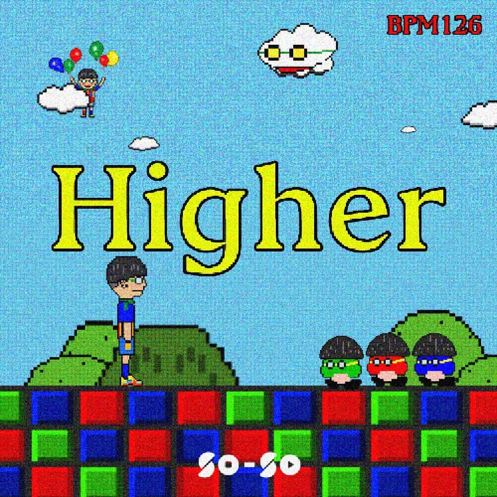 のインスタグラム：「🚨New Release🚨  ① New Single “Higher” 2023.6.21 (Wed)  ② New EP “Red” 2023.7.7 (Fri)   I’m gonna drop new music for the first time in 4 months! And I'm starting a new project "Color EP Series"! “Red" is the first one!  And @goromeme (from Rofu) designed the artwork of “Higher”  ARE YOU READY????  #SOSO #Beatbox #NewSong」