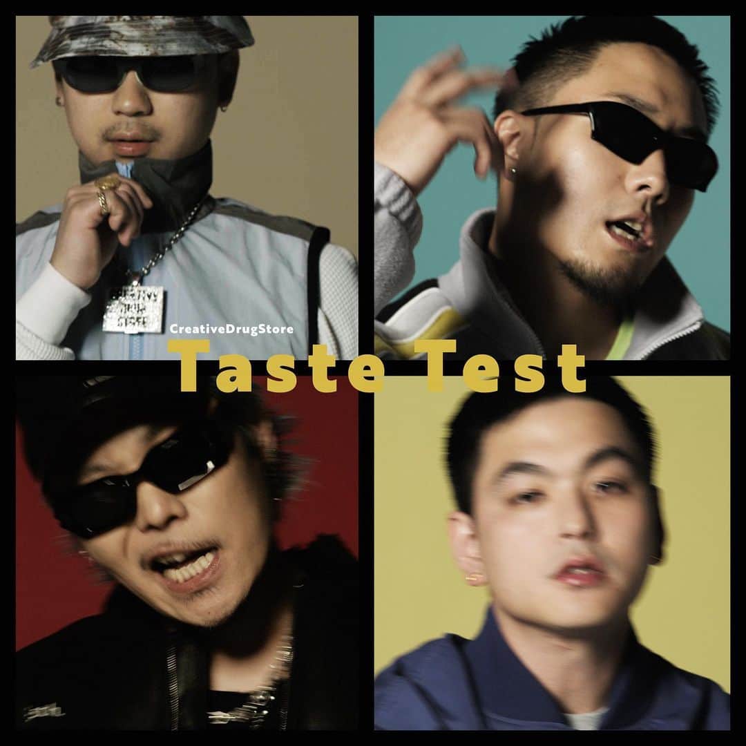 のインスタグラム：「CreativeDrugStore - Taste Test 2023.06.14🍽️👅💦  自分が30になる日に11年目の新人CDSの初曲リリース  MVは6月14日の21時！」