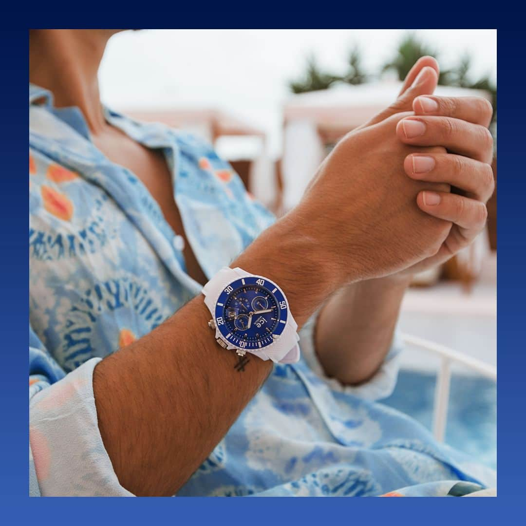 アイスウォッチさんのインスタグラム写真 - (アイスウォッチInstagram)「When elegance meets silicone ⏱😎  #icewatch #timefordad #icechrono #white #blue #summer #greenlabel #sustainable #sportive #masculine #holidays #ocean」6月12日 14時30分 - icewatch