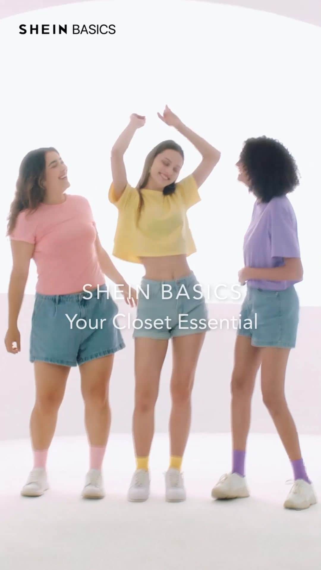 SHEINのインスタグラム：「You might say comfort is our universal love language 💞🥰 We believe in BASICS that blend softness and style in equal measure, because looking good should always feel great ✨  🔗:https://shein.shop/qlbyhp3   #SHEINBASICS」