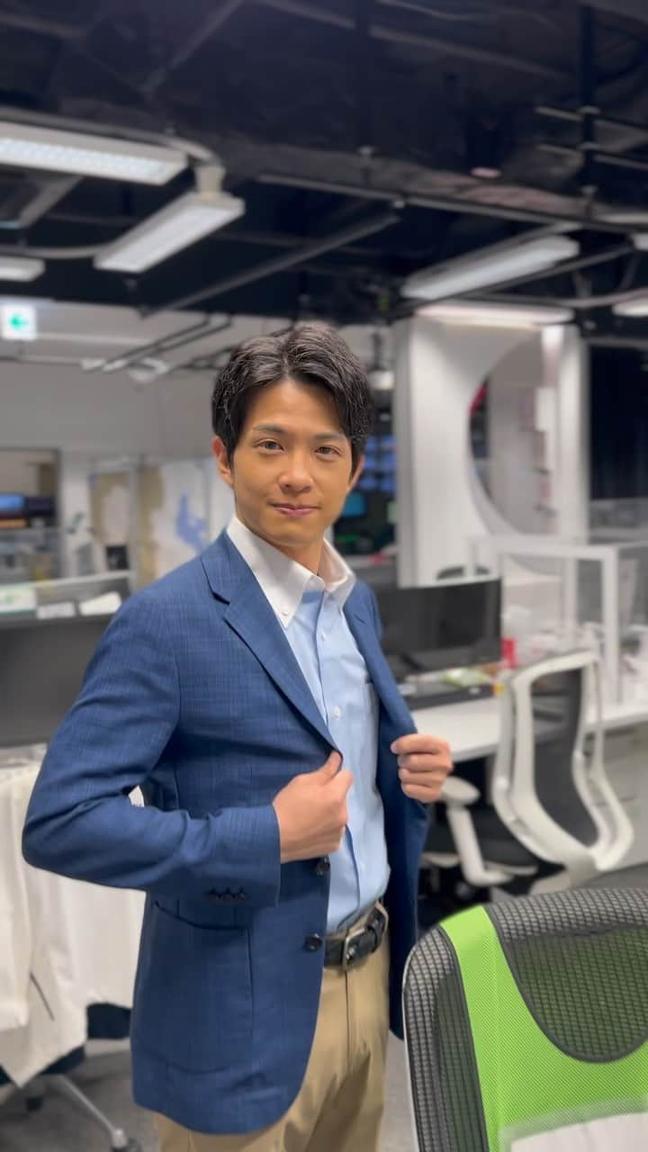 田村浩平のインスタグラム：「6月9日（金）の早朝、ピカピカ旅前のMCタムタムの様子です♪  #田村浩平  #田村浩平アナウンサー  #中京テレビアナウンサー」