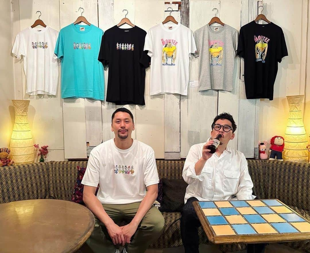 深水元基さんのインスタグラム写真 - (深水元基Instagram)「【MONTEE T-SHIRTS EXHIBITION】  montee2023新作のTシャツ展示 いよいよ明日からです！  原宿近くに行く機会がありましたら、お茶しながらTシャツ見るなんてどうですか？ フードも最高で、オススメは"アライス"です〜！  販売もやってます。 cafe'na限定Tシャツもあるので是非、足を運んで頂けたら嬉しいです。  【場所】 cafe'na 東京都 渋谷区 神宮前1-8-5メナー神宮前3F  【展示期間】 2023.6.13〜7.9  @montee_official  @cafe_na」6月12日 16時55分 - fukami_motoki