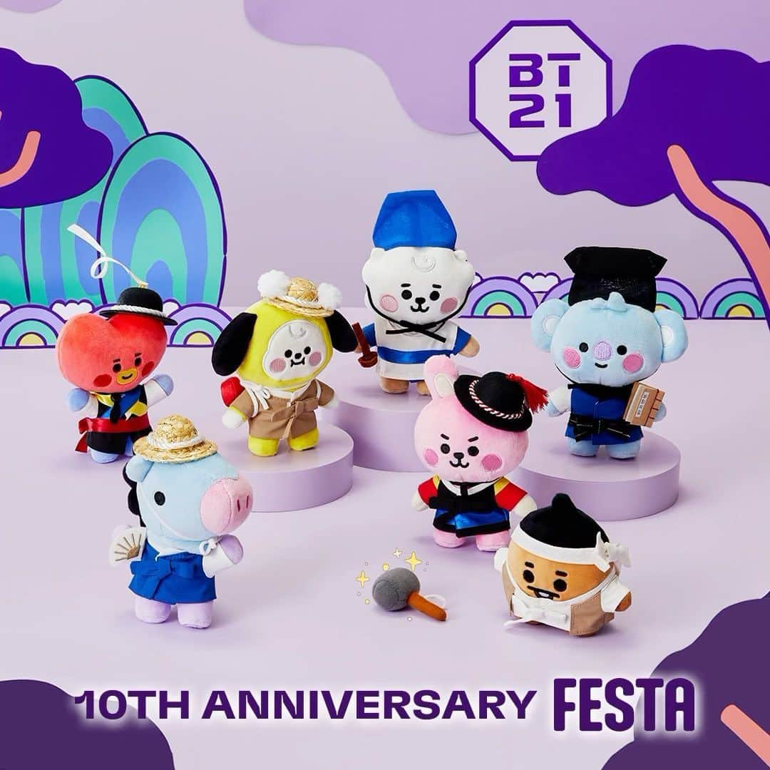 BT21 Stars of tomorrow, UNIVERSTAR!のインスタグラム