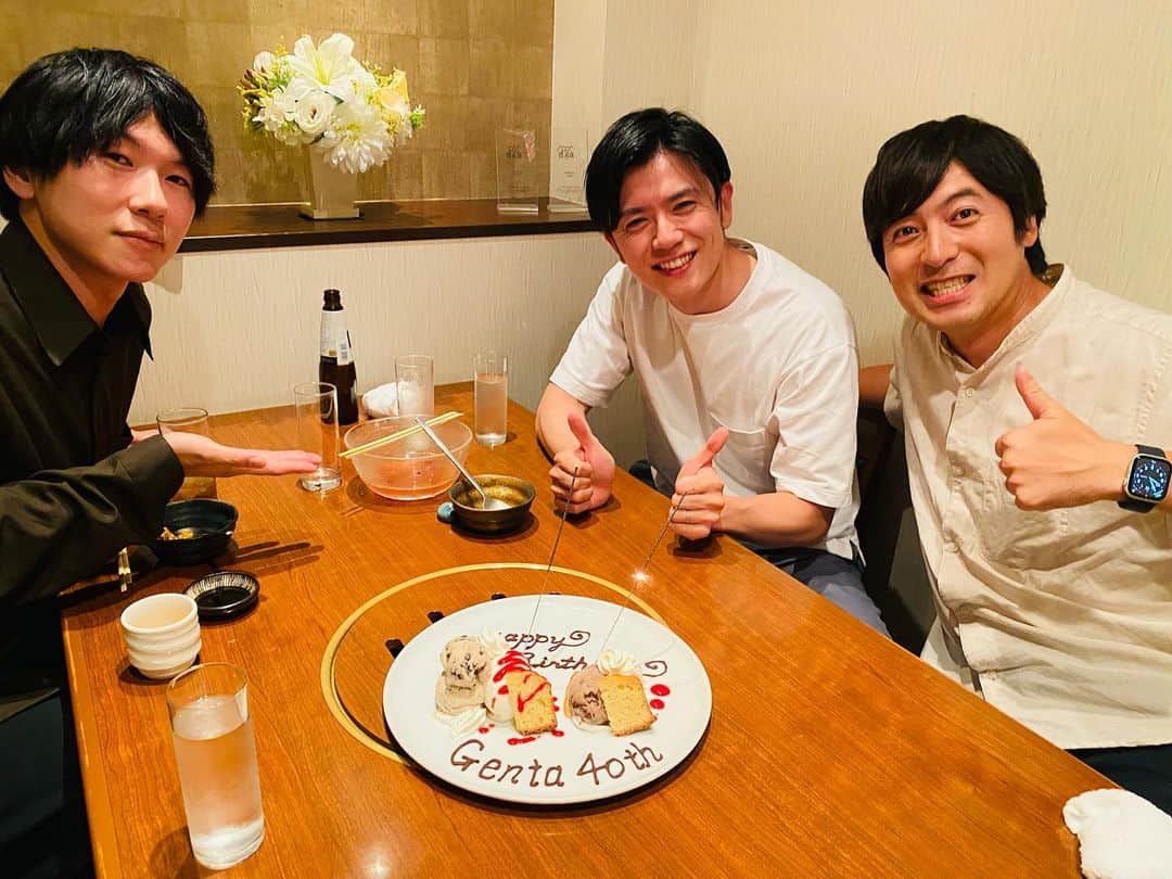 青木源太さんのインスタグラム写真 - (青木源太Instagram)「友が40歳の誕生日を祝ってくれた。」6月12日 18時20分 - aoki.genta