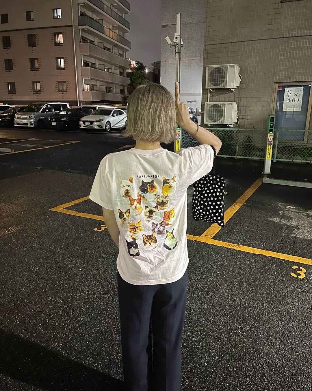 宮崎早織さんのインスタグラム写真 - (宮崎早織Instagram)「猫ちゃんTシャツ可愛い💕  着心地最高🫶🫶」6月12日 18時24分 - egaooo32