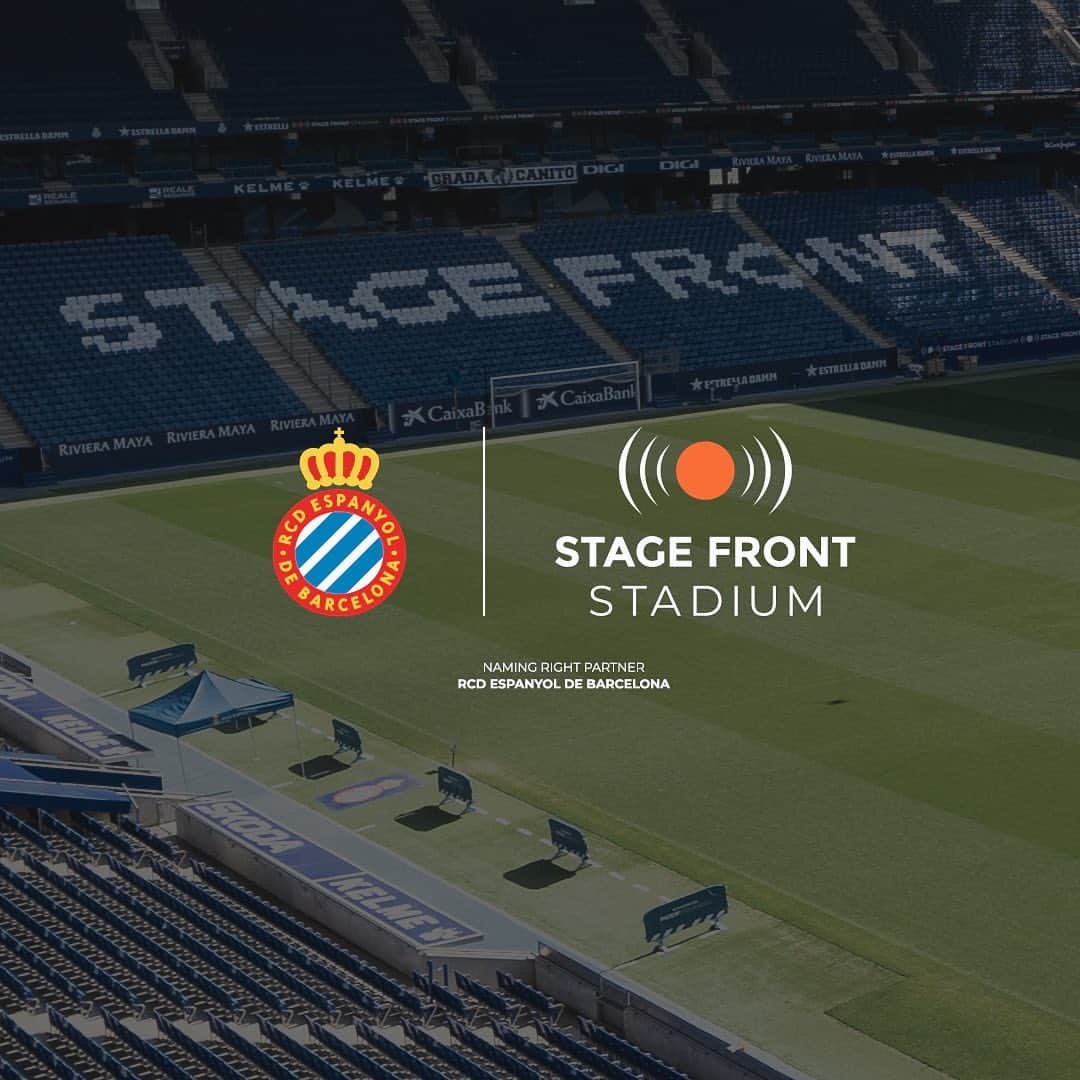 RCDエスパニョールさんのインスタグラム写真 - (RCDエスパニョールInstagram)「🤝 @rcdespanyol and @stagefront reach an agreement for the Naming Rights of the #StageFrontStadium.」6月12日 18時30分 - rcdespanyol