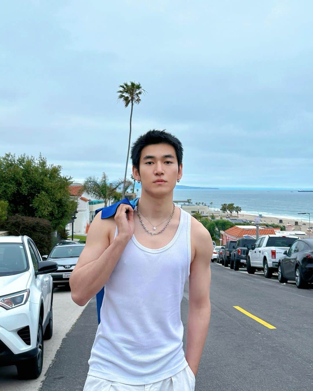 樋口葉生のインスタグラム：「California 👶🏻🌴🧢」