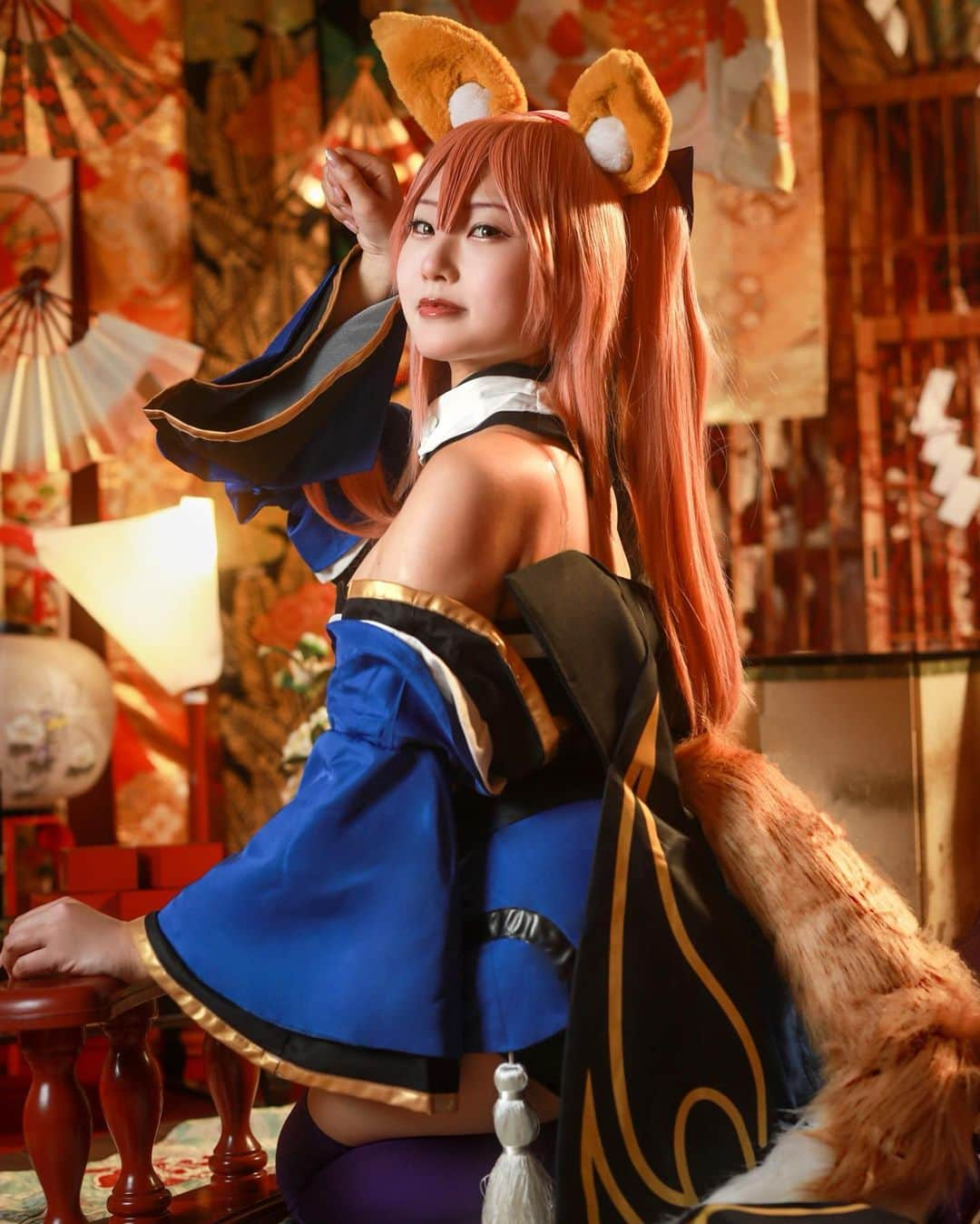 豊田さやかのインスタグラム：「. . . #コスプレ Fate/EXTRA キャスター(玉藻の前) . . ずっと撮影してもらいたかったカメラマンさんがいて、お願いして撮影して頂いたよ🥹❣️ . 私の期待通り、やっぱり綺麗な作品に仕上げて下さった🥹流石✨ そしてコスプレはスタジオが映える‼️ . コスプレのスタジオ撮影クセになりそう〜😳✨ . . . #fate #fateextella #キャスター #キャス狐 #キャス狐コスプレ #狐コスプレ #fateコスプレ #和風 #中華 #コスプレ #コスプレイヤー #関西コスプレイヤー #コスプレ撮影 #コスプレ撮影会 #アニメ #アニメ好き #おとよ #豊田さやか #関西タレント #関西アイドル #グラビア #グラビアアイドル #関西グラビアアイドル #大阪スタジオ #関西スタジオ #コスプレスタジオ #撮影スタジオ」