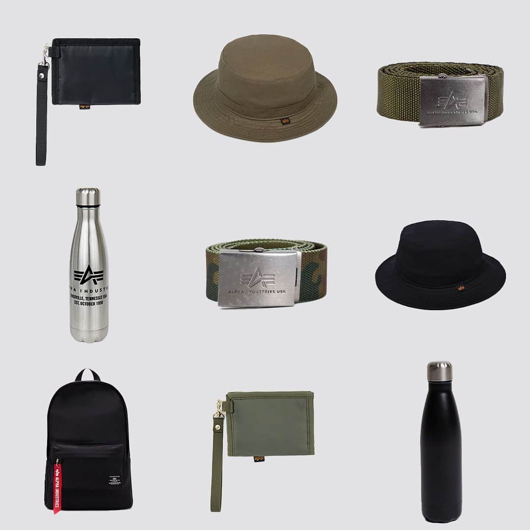 さんのインスタグラム写真 - (Instagram)「Discover this Summer's must-have accessories. We have you covered with the best pieces to accessorize your style this warm weather season.」6月13日 5時51分 - alphaindustries