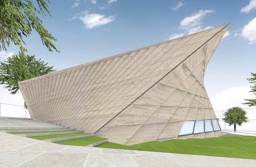 アルベルト・アインシュタインのインスタグラム：「Here's a rendering of what will be the world's largest Einstein museum, which will house 85,000 documents, Einstein’s Nobel Prize and the original theory of relativity. The groundbreaking ceremony is Tuesday in Jerusalem.   @hebrewuniversity @amfriendshu」