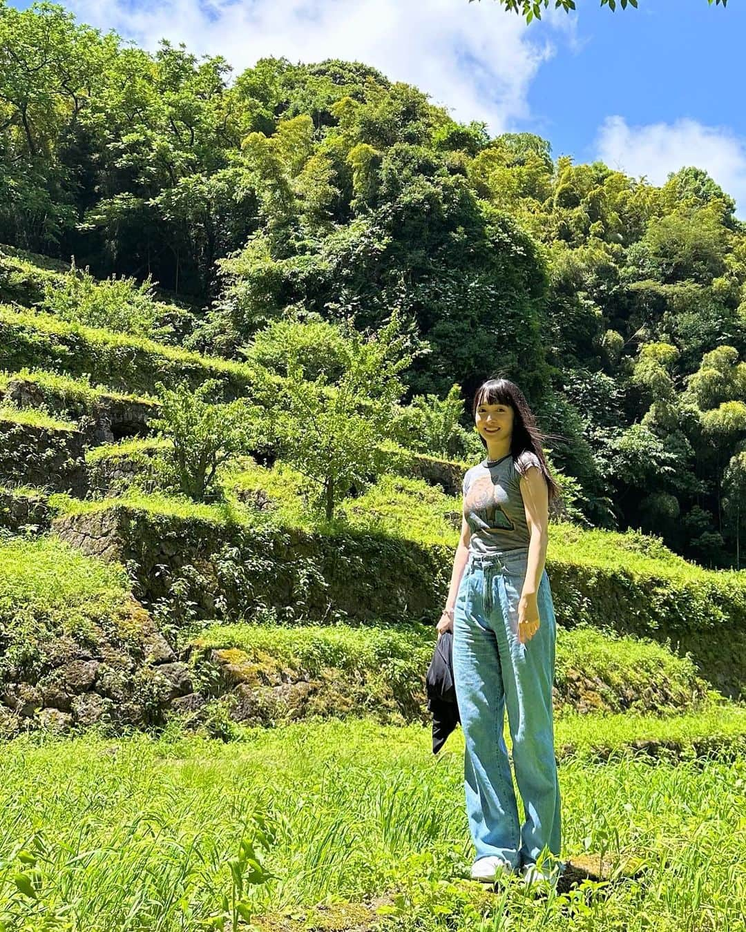 奥村佳恵のインスタグラム：「🌳🌿 #☀️」