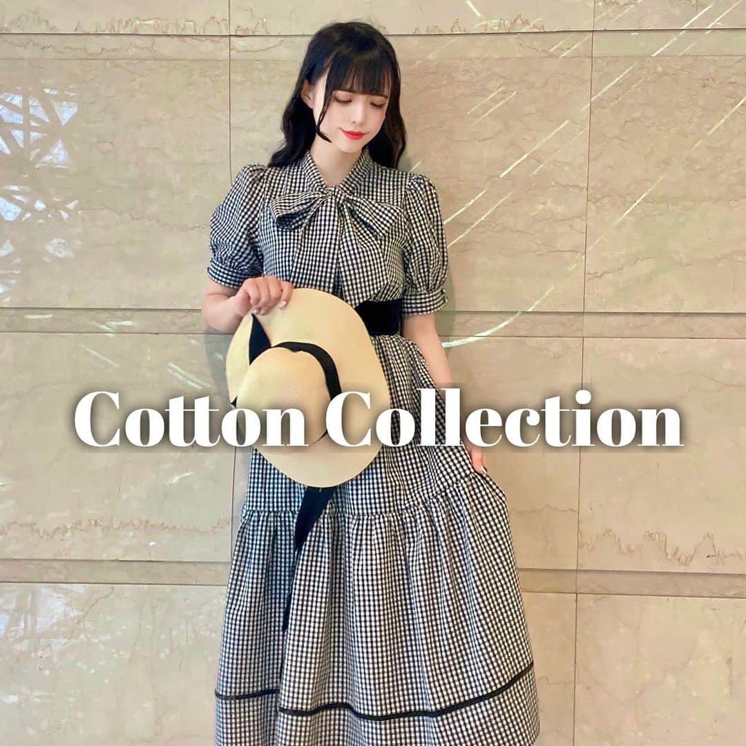 evelyn.coordinateのインスタグラム：「🫧Cotton Collection🫧  夏に向けて涼し気で映える コットン素材のお洋服が 続々入荷しております🌻☁️  ぜひチェックしてみてください🔖 .·  #evelyn #エブリン #ガーリーコーデ #甘めスタイル #甘めコーデ #清楚コーデ #可愛い  #girly #feminine #パステル #girl #evelynコーデ #フェミニンコーデ #夏物 #夏服 #夏服コーデ #夏コーデ #summerfashion #ootd」