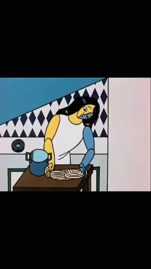 Juxtapoz Magazineのインスタグラム：「"Absent-Minded Giovanni ," 1969, directed by animator Anatoly Petrov」