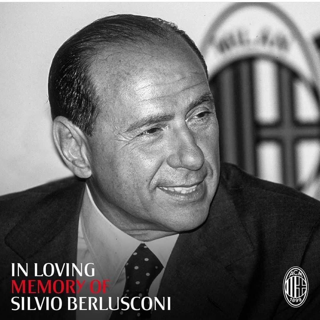 リッカルド・モントリーヴォのインスタグラム：「Passione, carisma, ambizione, ironia e generosità. Leader e uomo straordinario oltre che grande amante di questo sport meraviglioso.  È stato un onore, grazie di tutto Presidente  🙏🏼 ❤️🖤」