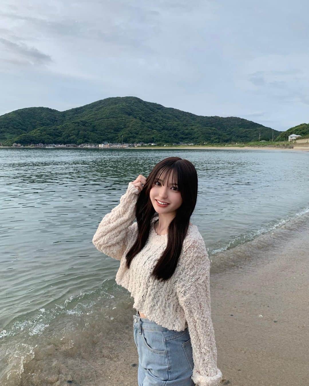 すなずりかりんのインスタグラム：「大好きな女友達と海行った💕」