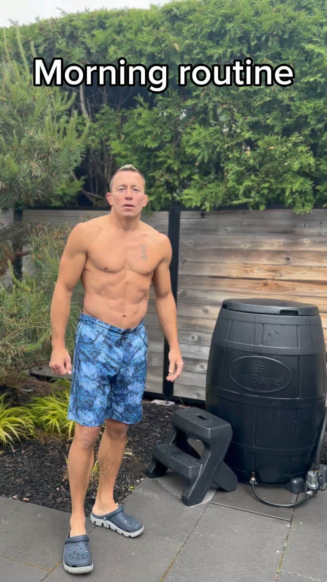 ジョルジュ・サンピエールのインスタグラム：「I share with you my mental tricks to better resist the cold in order to reap its precious benefits. https://icebarrel.com/ Use promo code: GSP  Get your 125$ off」
