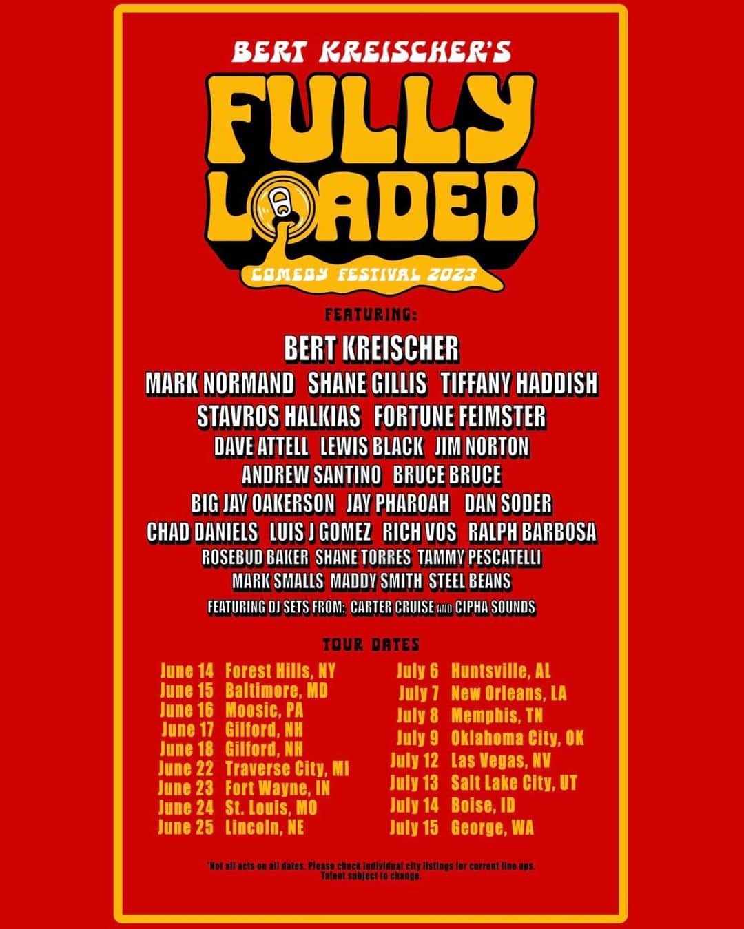 Carter Cruiseさんのインスタグラム写真 - (Carter CruiseInstagram)「LOCKED & FULLY LOADED. come see me on @fullyloadedfestival with @bertkreischer! gonna be a fun summer :) tickets in my lincoln bi0 🤗」6月13日 1時46分 - cartercruise