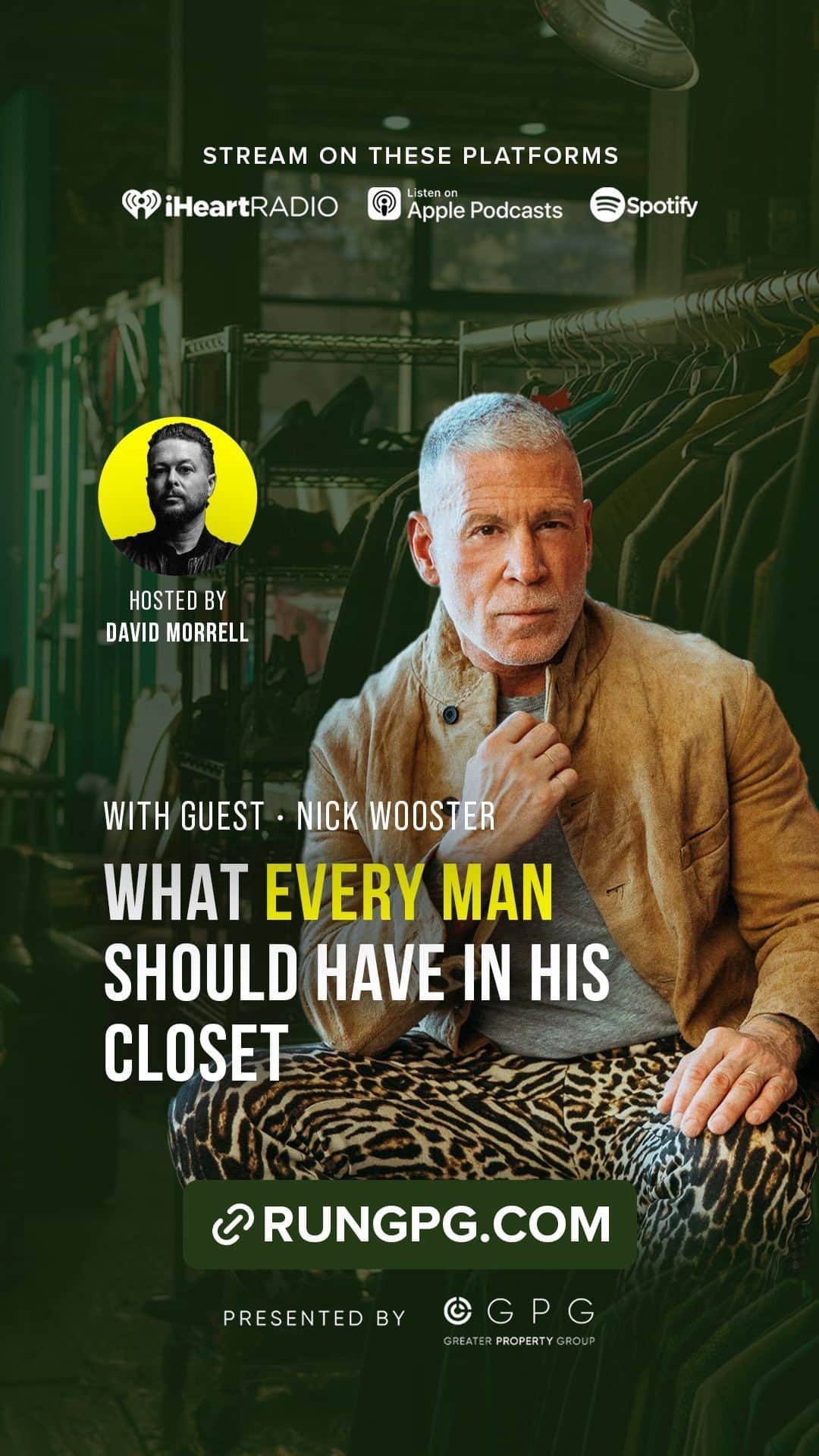 ニック･ウースタのインスタグラム：「WHAT SHOULD EVERY MAN HAVE IN HIS CLOSET? The latest episode of the RUN GPG Podcast drops this week with fashion influencer, Nick Wooster (@nickwooster)! We sat down with the ‘Woost God’ himself to talk about all things fashion and personal development! Subscribe on your favourite player or go to RUNGPG.COM for updates . . . 🎙️🎙️🎙️」