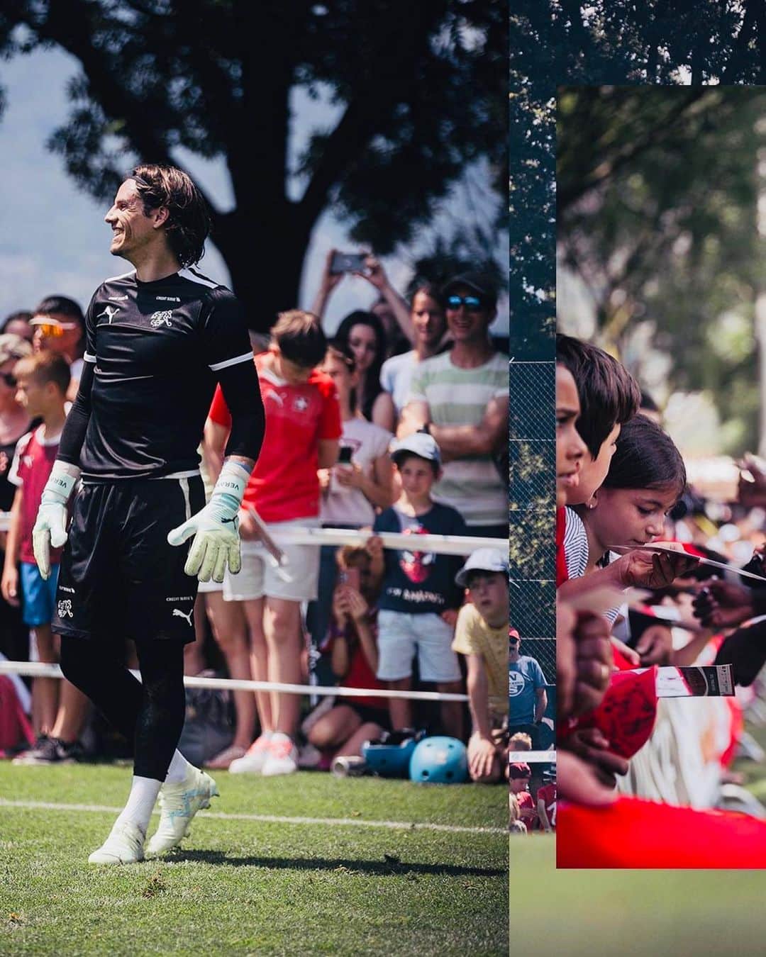 ヤン・ゾマーさんのインスタグラム写真 - (ヤン・ゾマーInstagram)「Connecting with the #fans before ...
