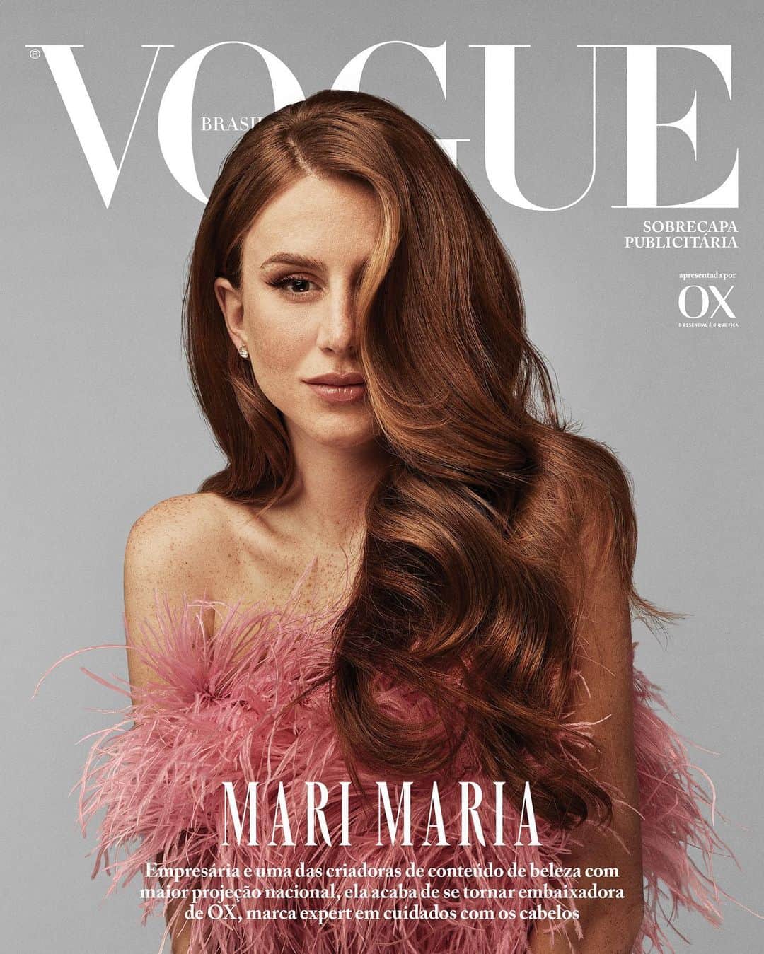マリ・マリアのインスタグラム：「Muito amor por esse projeto 🫶🏻 @voguebrasil  @oxcosmeticos」