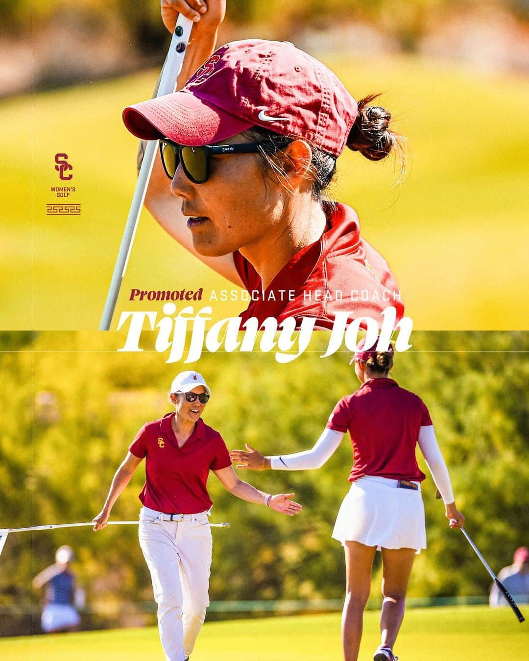 ティファニー・ヨハさんのインスタグラム写真 - (ティファニー・ヨハInstagram)「Joh! Thrilled to announce that Tiffany Joh, who made such an impact with the Trojans in her first year with the squad, has been promoted to Associate Head Coach! Congratulations! #FightOn」6月28日 0時57分 - tiffjoh