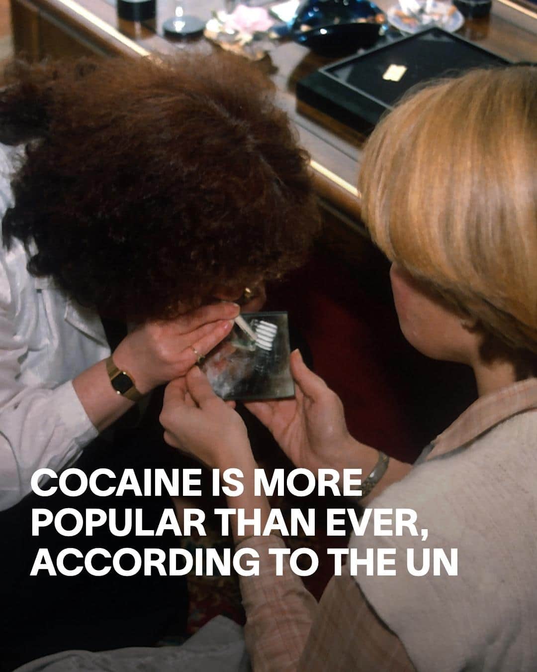 VICEさんのインスタグラム写真 - (VICEInstagram)「More people than ever are using cocaine, according to a United Nations report. ⁠ ⁠ The recently-published World Drug Report 2023 found that 22 million people took coke in 2021, up from 21 million the previous year. Production is also at an all-time high, with 315,000 hectares of coca bush cultivated in 2021.⁠ ⁠ Bad news for nostril health, good news if you enjoy people talking directly at you about their job for three hours straight.  ⁠ Read the full story at the link in bio.」6月28日 0時45分 - vice